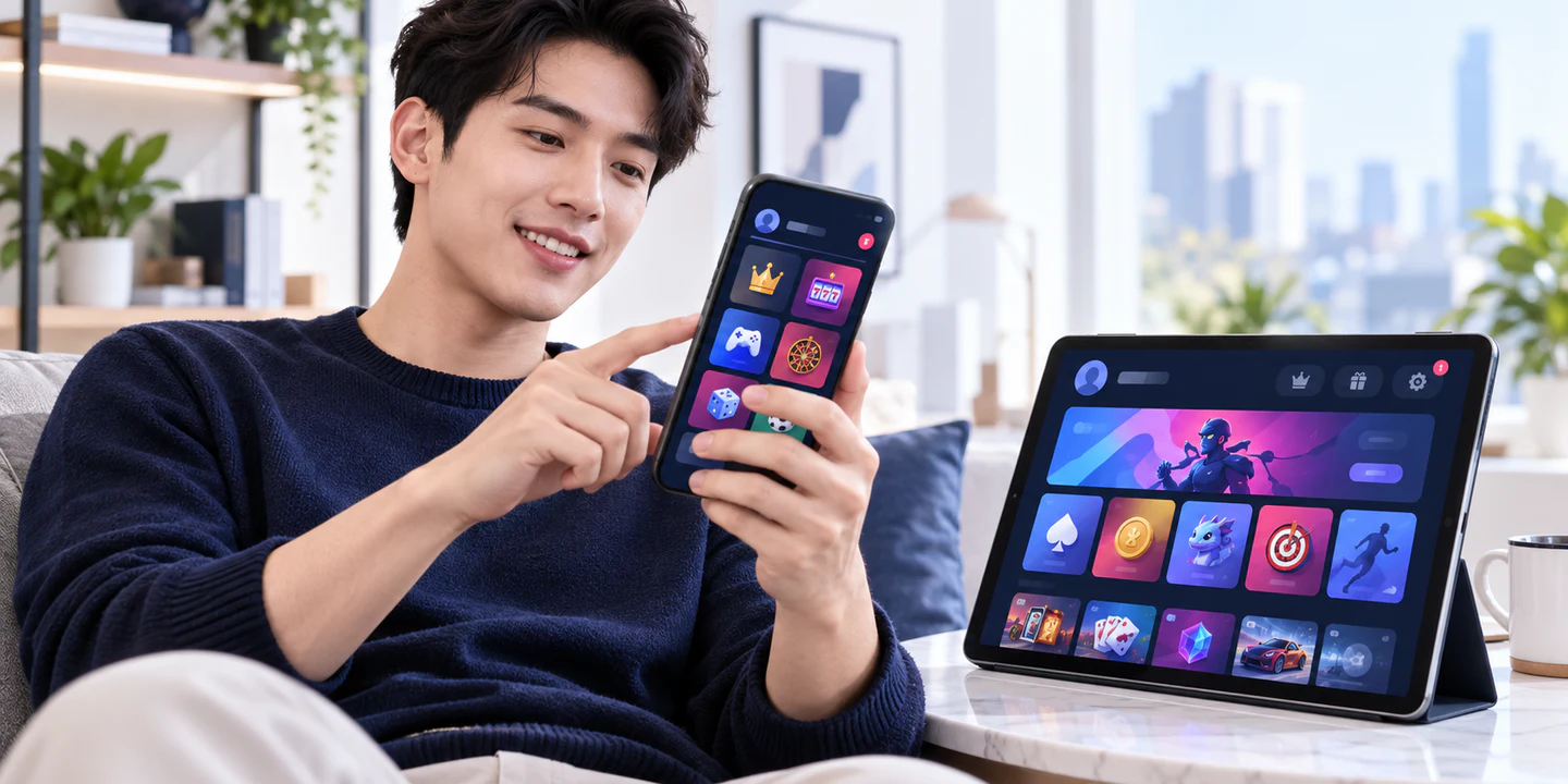APP N188: game và tài khoản trên điện thoại trước giao dịch